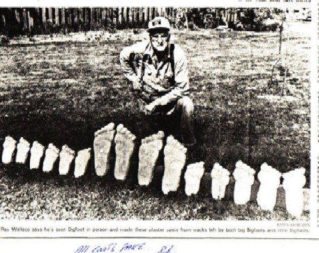 Wallace Bigfoot Track Fakery Predicted in 1995