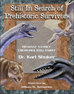 Still In Search Of Prehistoric Survivors, front cover, Bill Rebsamen